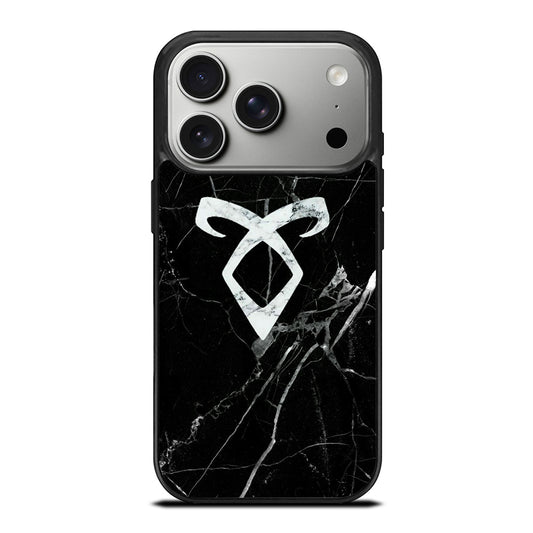 SHADOWHUNTER ANGELIC MARBLE LOGO iPhone 17 Pro Case Cover