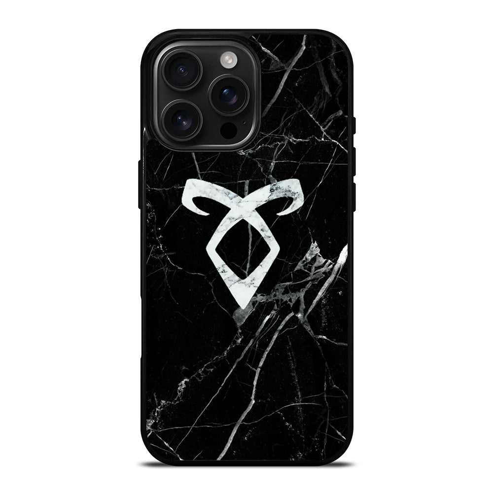SHADOWHUNTER ANGELIC MARBLE LOGO iPhone 16 Pro Max Case Cover