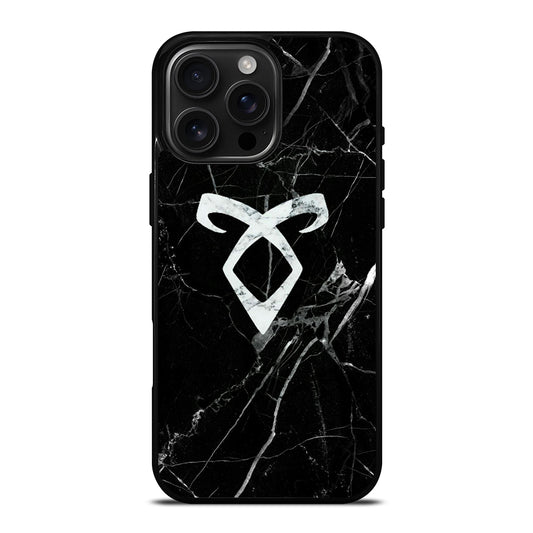 SHADOWHUNTER ANGELIC MARBLE LOGO iPhone 16 Pro Max Case Cover