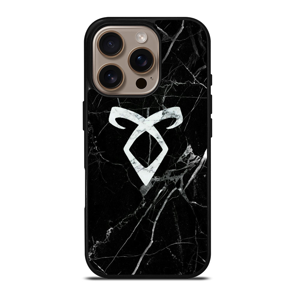 SHADOWHUNTER ANGELIC MARBLE LOGO iPhone 16 Pro Case Cover