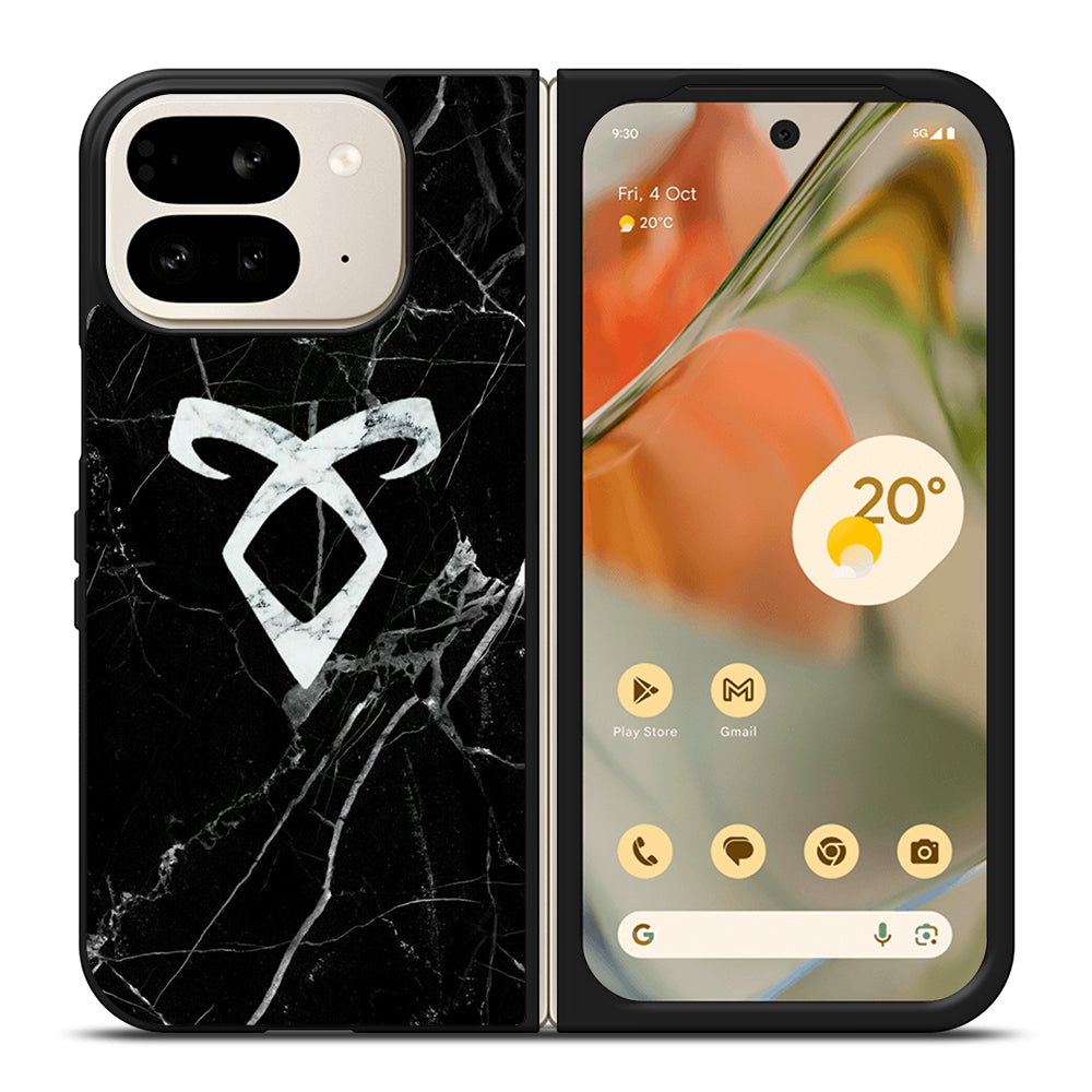 SHADOWHUNTER ANGELIC MARBLE LOGO Google Pixel 9 Pro Fold Case Cover