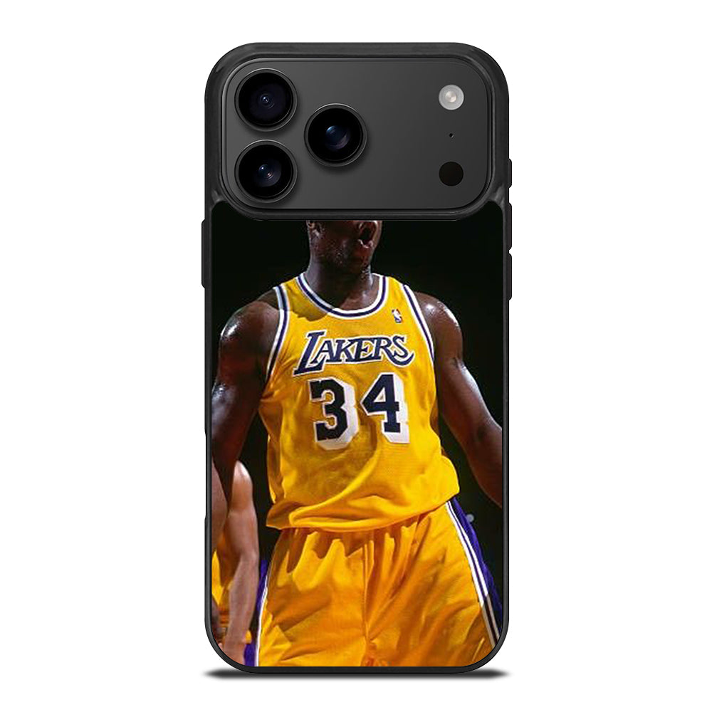 SHAQUILLE O'NEAL 34 LA LAKERS NBA iPhone 17 Pro Max Case Cover
