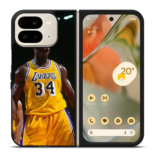 SHAQUILLE O'NEAL 34 LA LAKERS NBA Google Pixel 9 Pro Fold Case Cover
