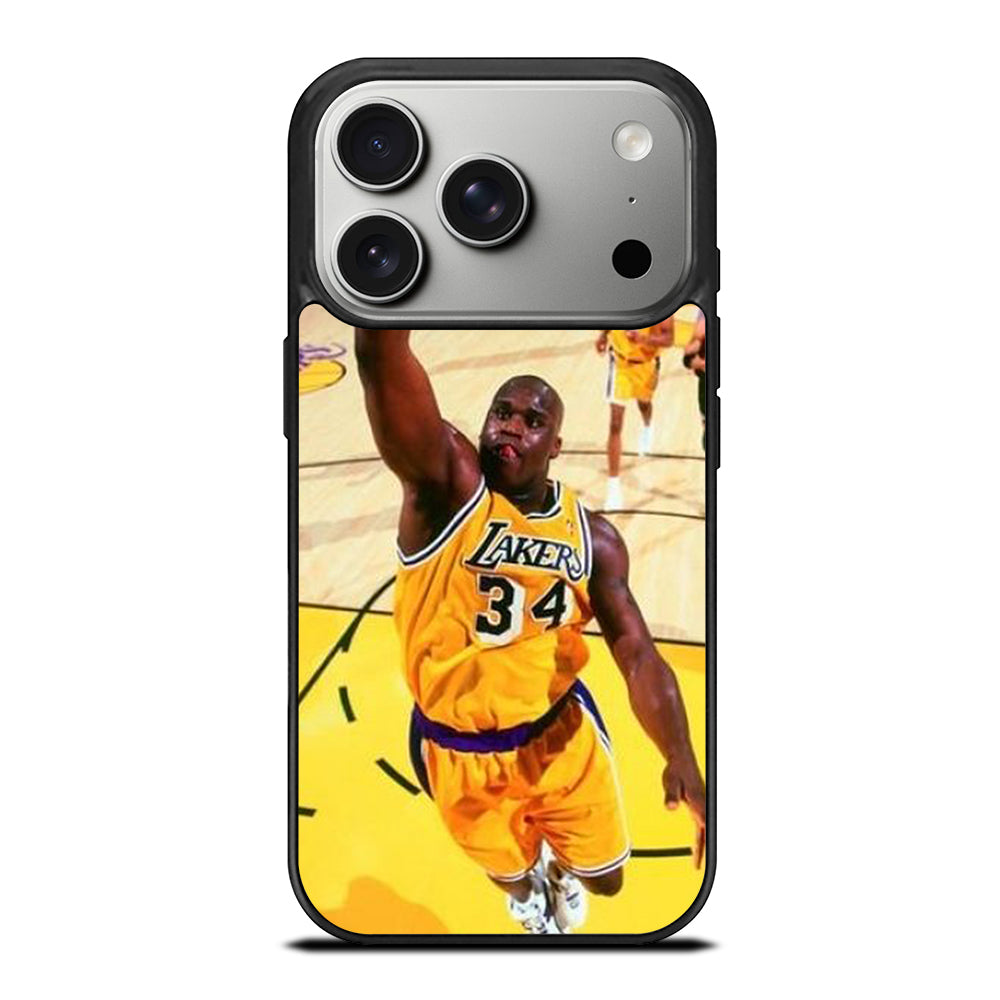 SHAQUILLE O'NEAL LA LAKERS NBA DUNK iPhone 17 Pro Case Cover