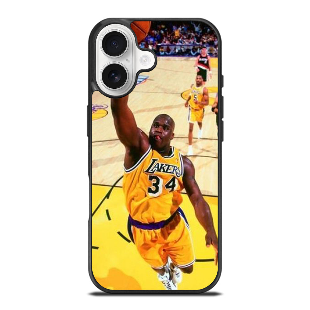 SHAQUILLE O'NEAL LA LAKERS NBA DUNK iPhone 17 Case Cover