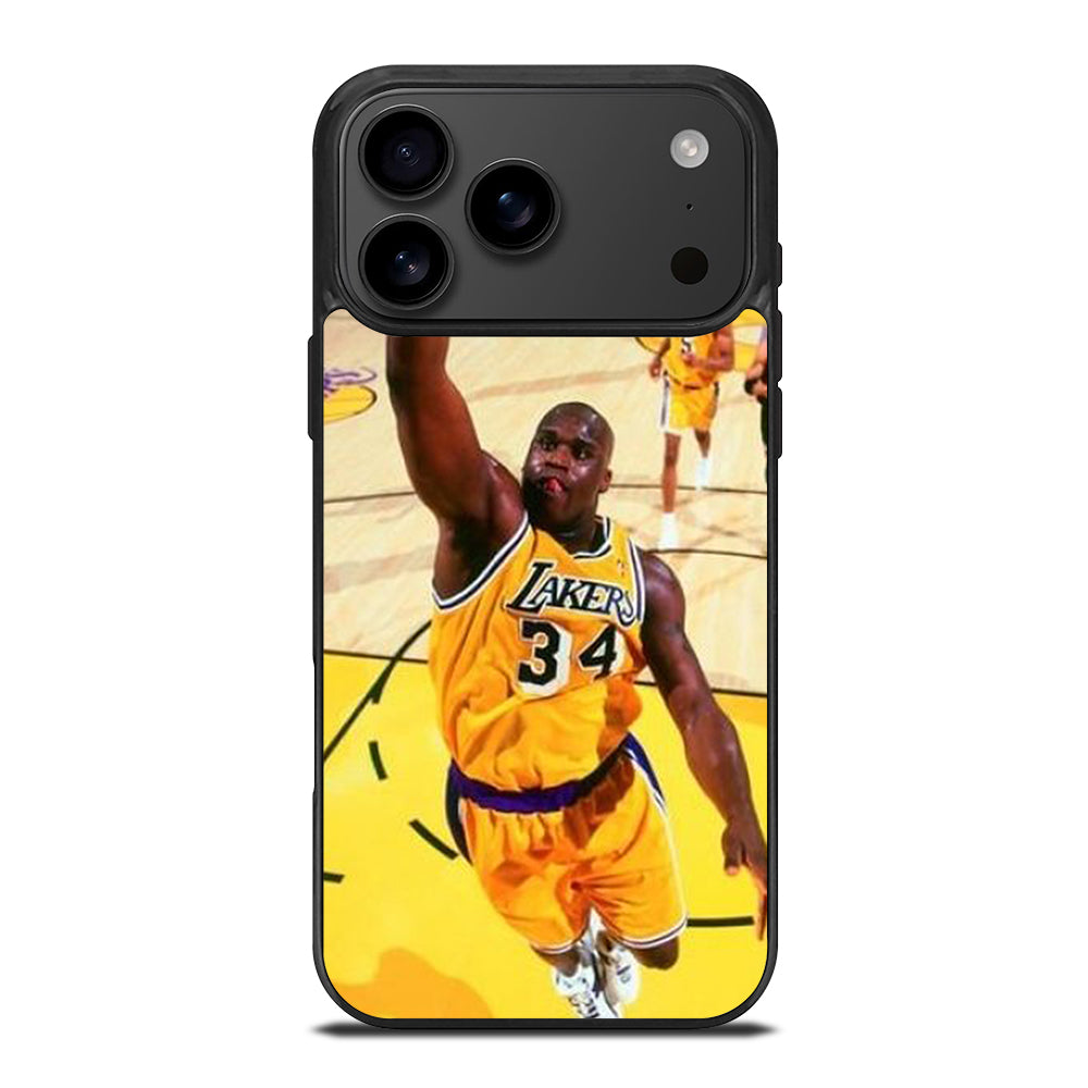SHAQUILLE O'NEAL LA LAKERS NBA DUNK iPhone 17 Pro Max Case Cover