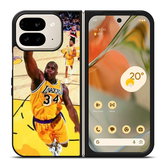 SHAQUILLE O'NEAL LA LAKERS NBA DUNK Google Pixel 9 Pro Fold Case Cover