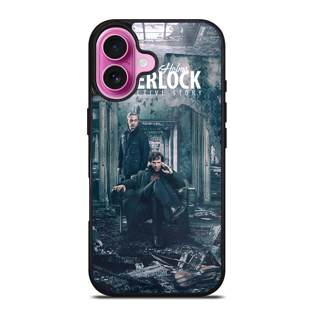 SHERLOCK HOLMES POSTER iPhone 16 Plus Case Cover