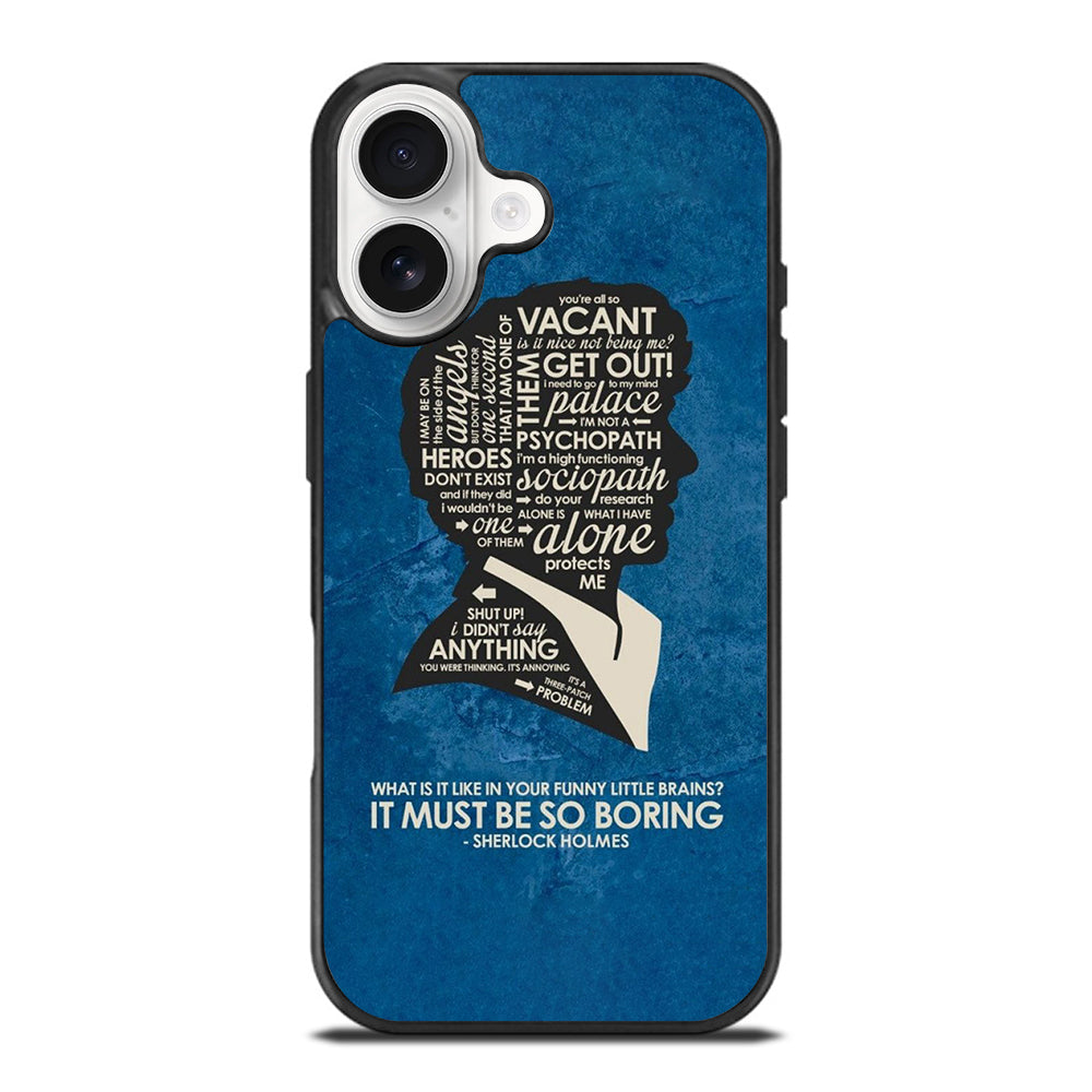 SHERLOCK HOLMES QUOTE iPhone 17 Case Cover