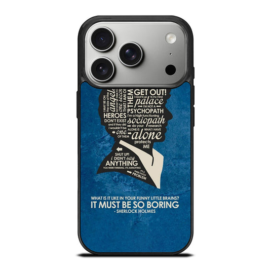 SHERLOCK HOLMES QUOTE iPhone 17 Pro Case Cover