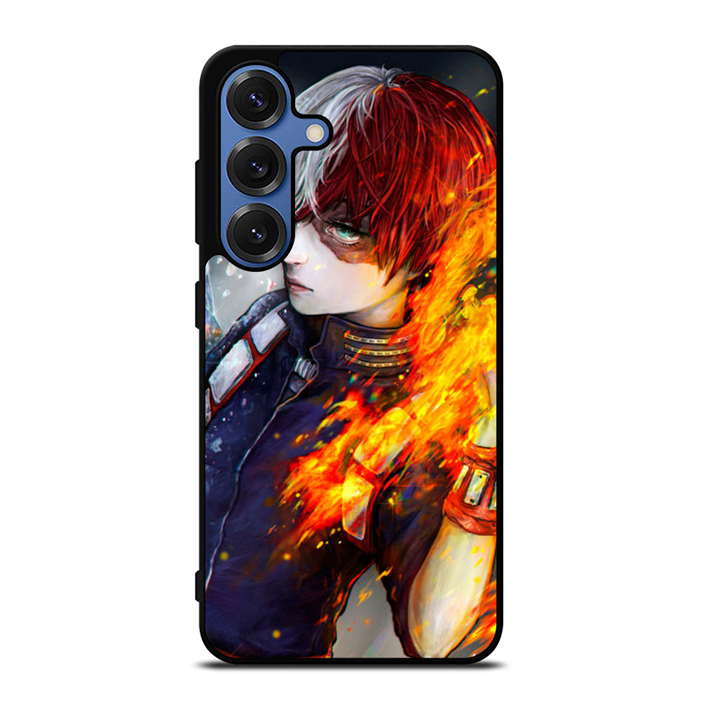 SHOTO TODOROKI ART MY HERO ACADEMIA Samsung Galaxy S25 Case Cover