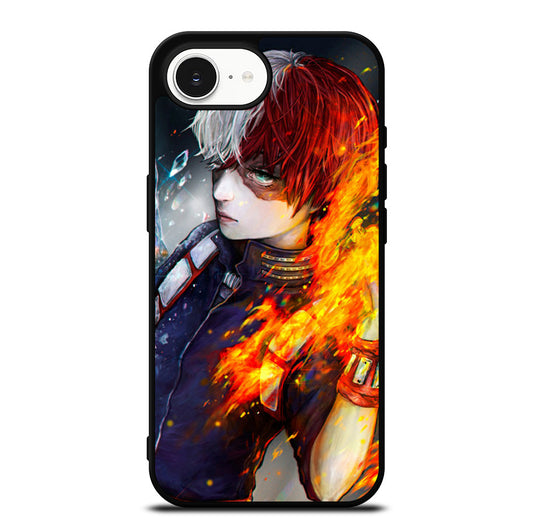 SHOTO TODOROKI ART MY HERO ACADEMIA iPhone 16e Case Cover