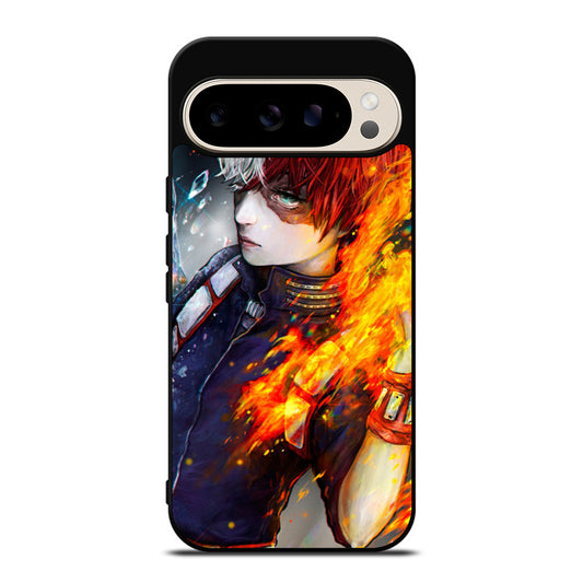 SHOTO TODOROKI ART MY HERO ACADEMIA Google Pixel 9 Pro Case Cover