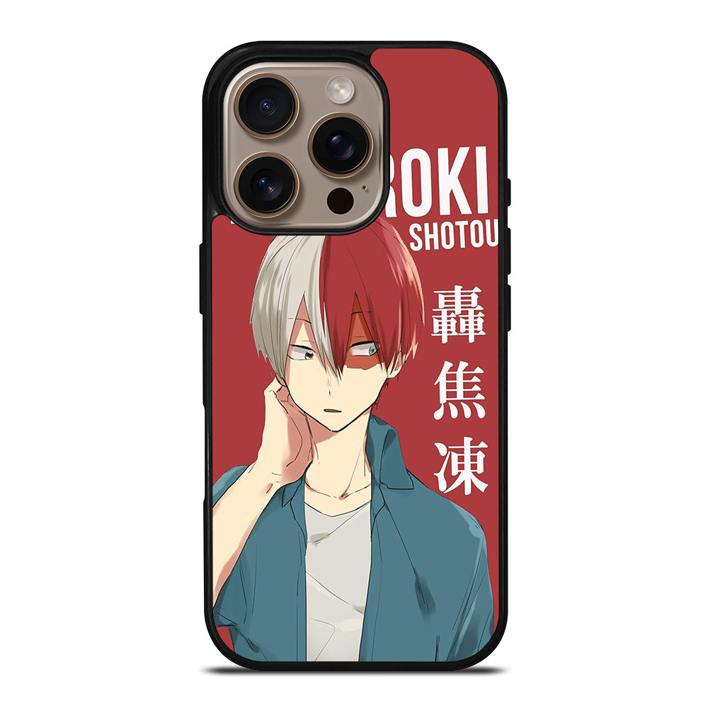 SHOTO TODOROKI COOL MY HERO ACADEMIA iPhone 16 Pro Case Cover