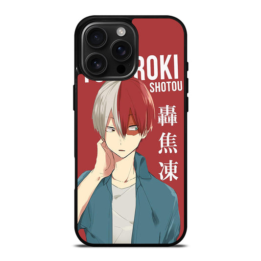 SHOTO TODOROKI COOL MY HERO ACADEMIA iPhone 16 Pro Max Case Cover
