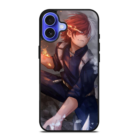 SHOTO TODOROKI MY HERO ACADEMIA MANGA iPhone 16 Case Cover