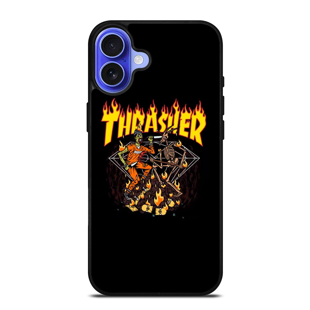 SKATEBOARD THRASHER 2 iPhone 16 Case Cover