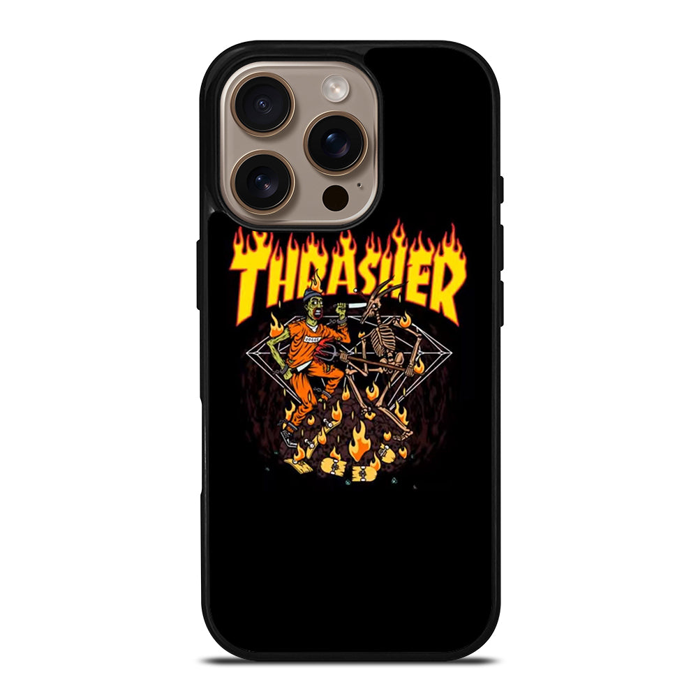 SKATEBOARD THRASHER 2 iPhone 16 Pro Case Cover