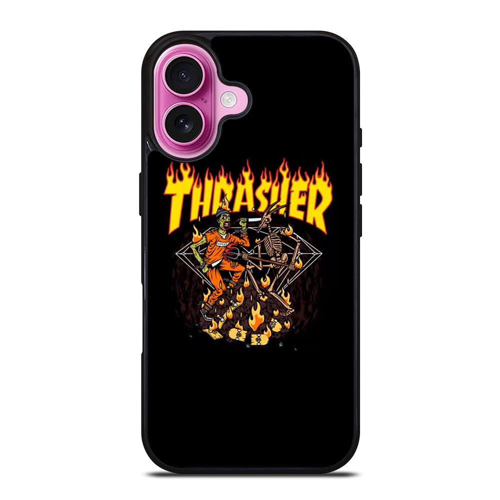 SKATEBOARD THRASHER 2 iPhone 16 Plus Case Cover