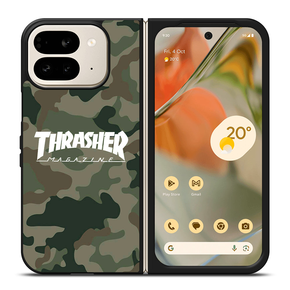 SKATEBOARD THRASHER CAMO LOGO Google Pixel 9 Pro Fold Case Cover