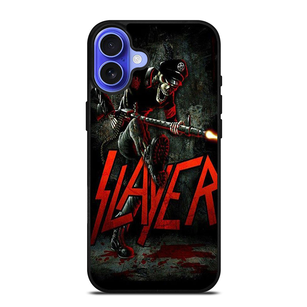 SLAYER BAND SKULL GUN iPhone 16 Case Cover