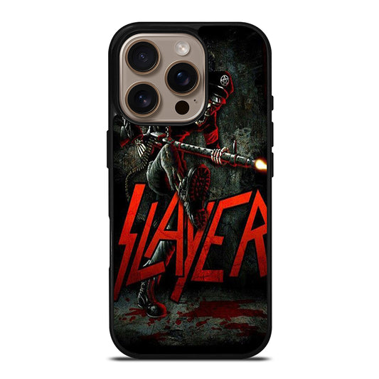 SLAYER BAND SKULL GUN iPhone 16 Pro Case Cover