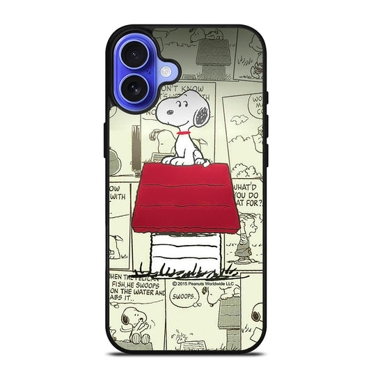 SNOOPY DOG COMIC iPhone 16 Case Cover