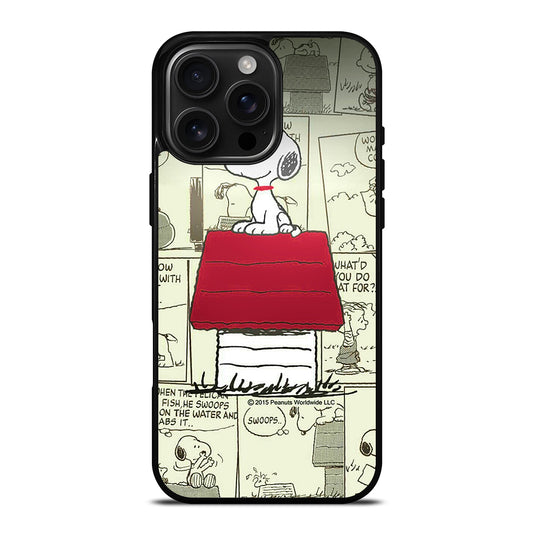 SNOOPY DOG COMIC iPhone 16 Pro Max Case Cover