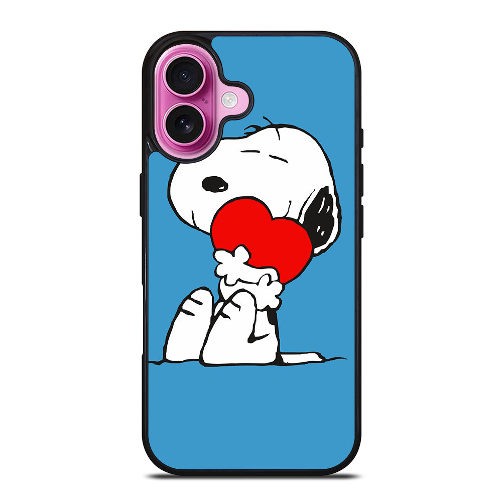 SNOOPY DOG POCKET LOVE iPhone 16 Plus Case Cover