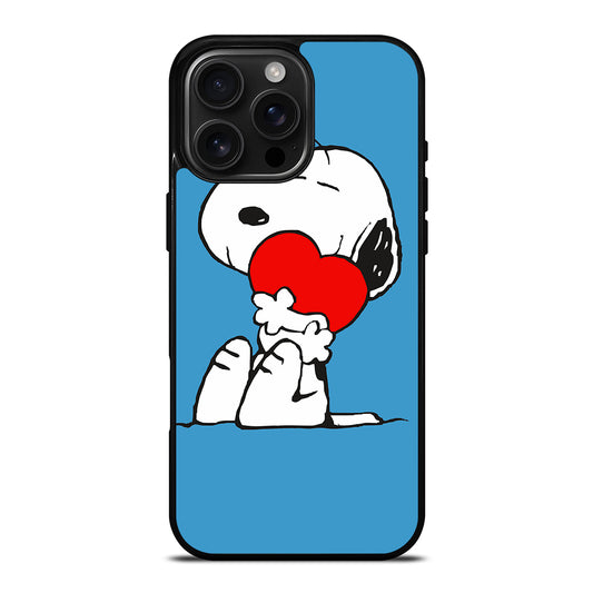 SNOOPY DOG POCKET LOVE iPhone 16 Pro Max Case Cover