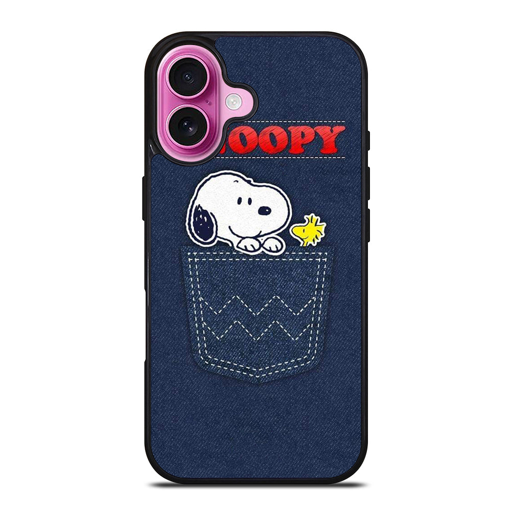 SNOOPY DOG POCKET iPhone 16 Plus Case Cover