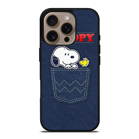 SNOOPY DOG POCKET iPhone 16 Pro Case Cover