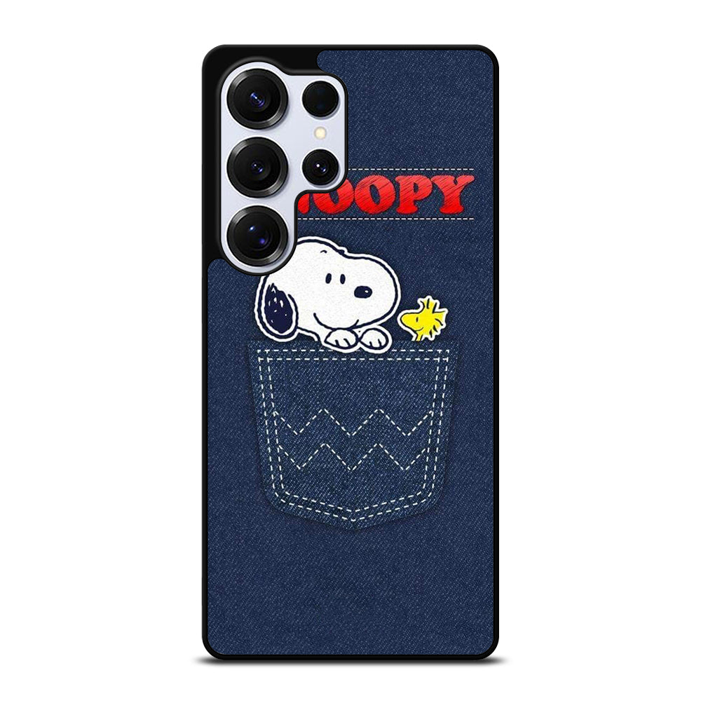 SNOOPY DOG POCKET Samsung Galaxy S25 Ultra Case Cover