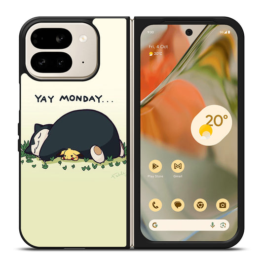 SNORLAX AND PIKACHU POKEMON Google Pixel 9 Pro Fold Case Cover