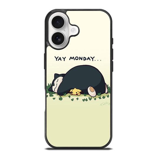 SNORLAX AND PIKACHU POKEMON iPhone 17 Case Cover