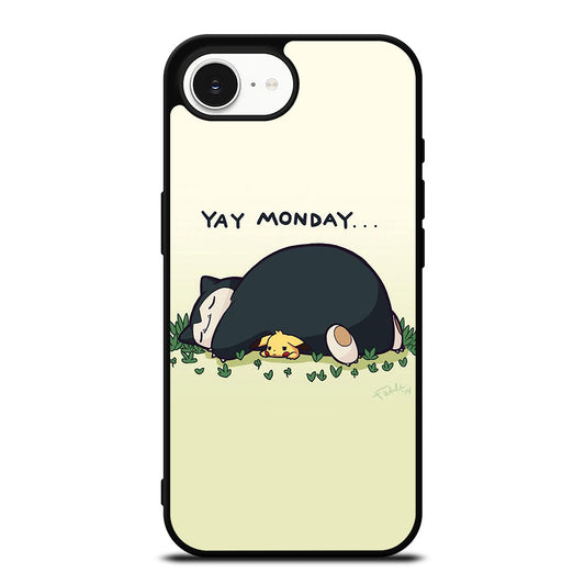 SNORLAX AND PIKACHU POKEMON iPhone 16e Case Cover