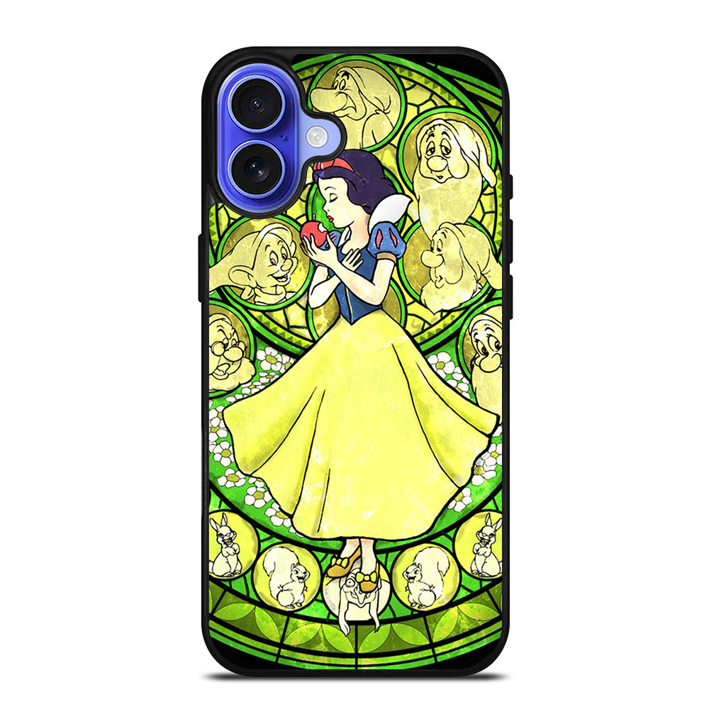 SNOW WHITE DISNEY STAINED GLASS iPhone 16 Case Cover