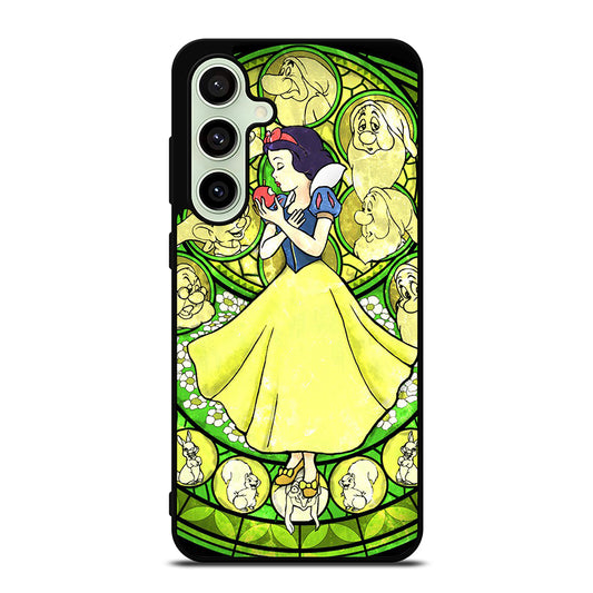 SNOW WHITE DISNEY STAINED GLASS Samsung Galaxy S24 FE Case Cover