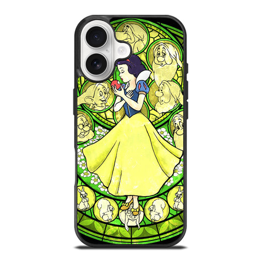 SNOW WHITE DISNEY STAINED GLASS iPhone 17 Case Cover