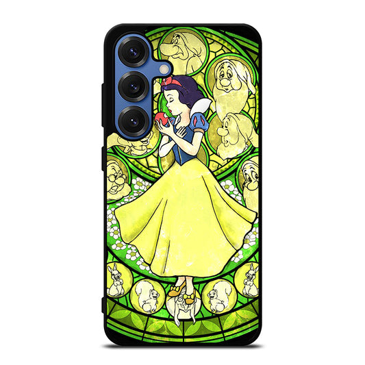 SNOW WHITE DISNEY STAINED GLASS Samsung Galaxy S25 Case Cover