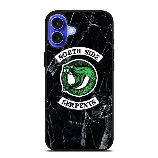SOUTHSIDE SERPENTS LOGO MARBLE iPhone 16 Case Cover
