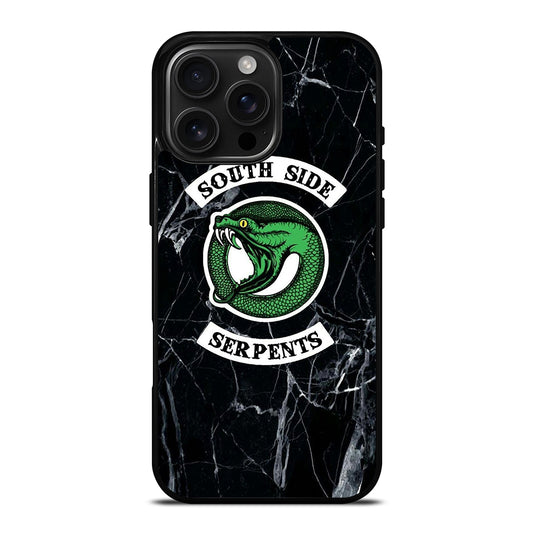 SOUTHSIDE SERPENTS LOGO MARBLE iPhone 16 Pro Max Case Cover