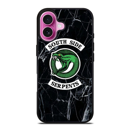 SOUTHSIDE SERPENTS LOGO MARBLE iPhone 16 Plus Case Cover