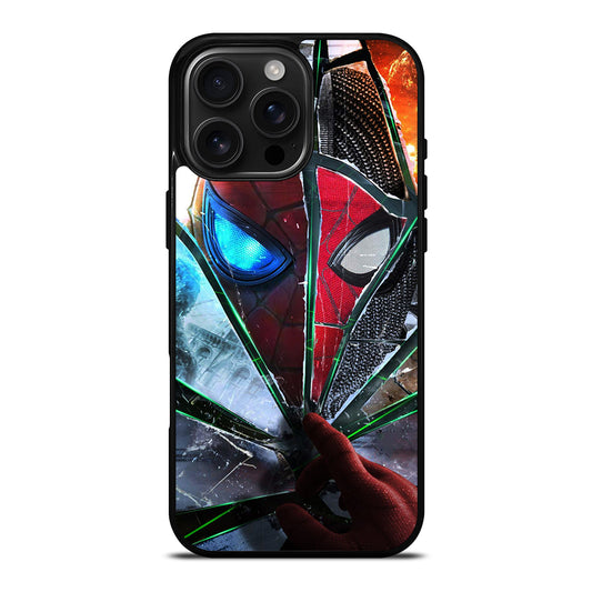 SPIDERMAN MIRROR FACE iPhone 16 Pro Max Case Cover