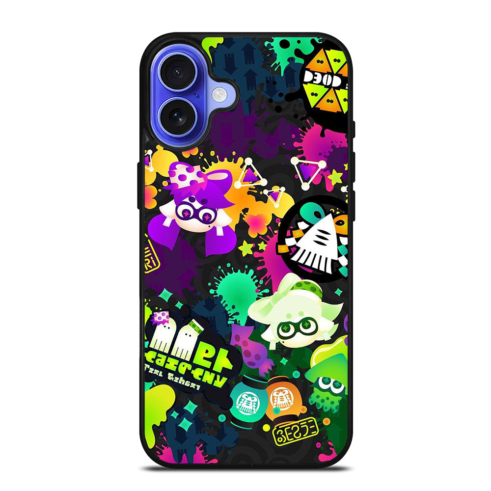 SPLATOON ART iPhone 16 Case Cover