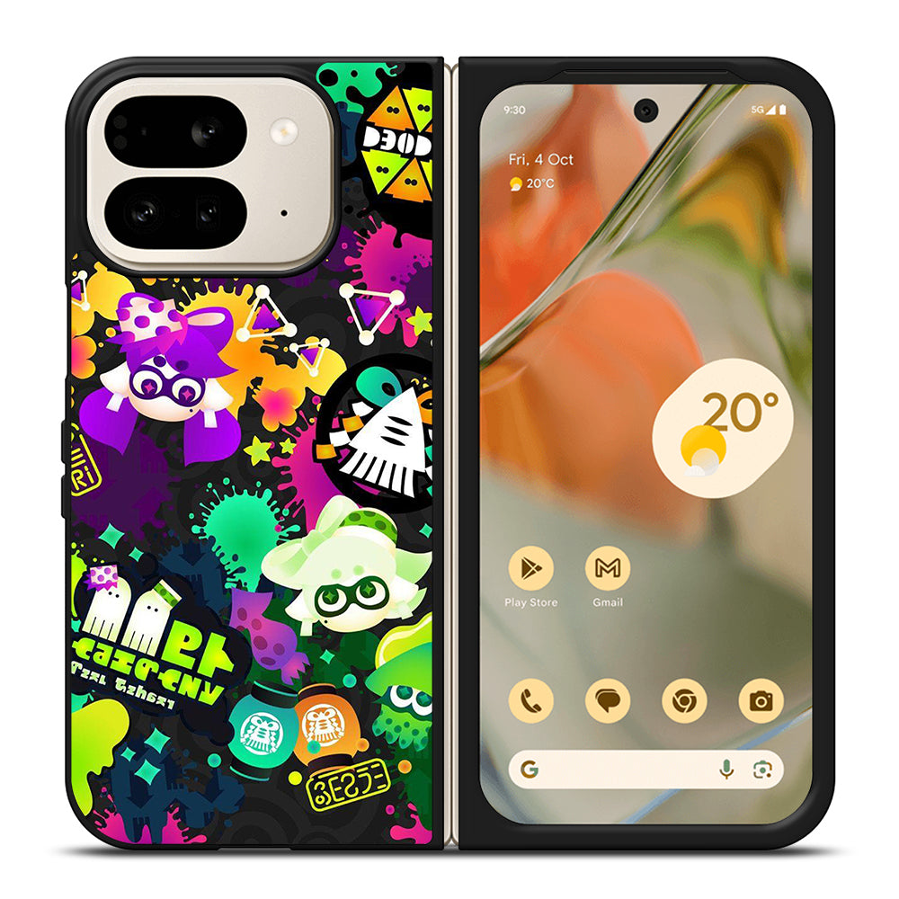 SPLATOON ART Google Pixel 9 Pro Fold Case Cover