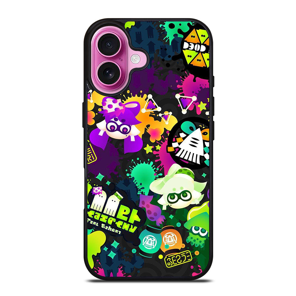 SPLATOON ART iPhone 16 Plus Case Cover