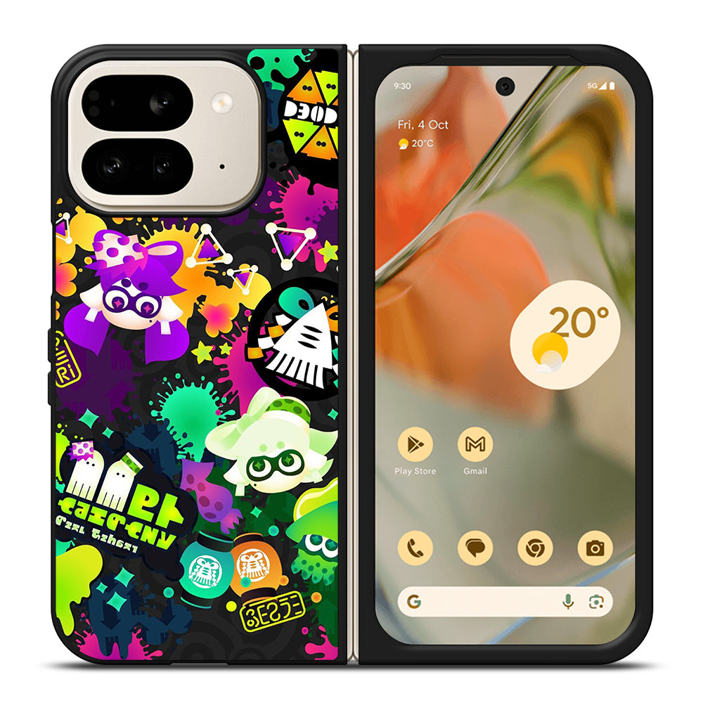 SPLATOON STICKER Google Pixel 9 Pro Fold Case Cover