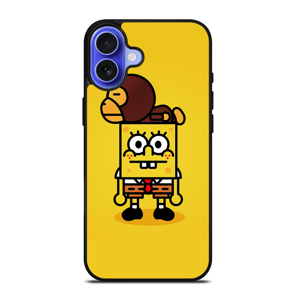 SPONGEBOB X BAPE iPhone 16 Case Cover