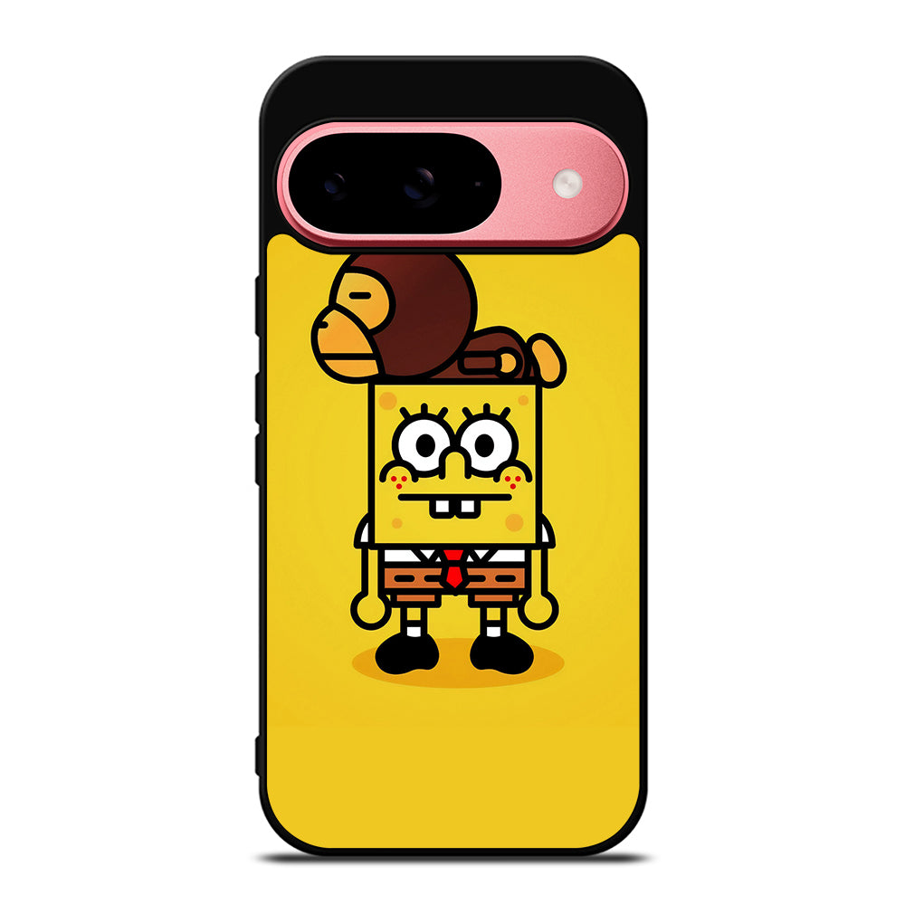 SPONGEBOB X BAPE Google Pixel 9 Case Cover